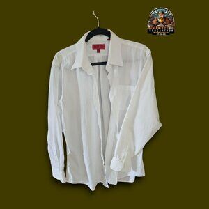 White nice button down shirt